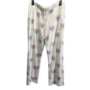 P.J. Salvage M Womens Heart Print Thermal‎ Pajama Lounge Pants